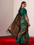 Vishesh Royal Green Bronze Saree with Blouse Fabric